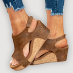 Isabelle | Elegant Comfort Wedge Sandals