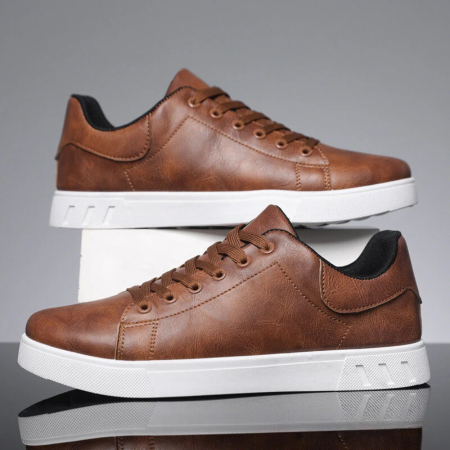 Fenwick | Premium Polished Leather Sneakers for Men