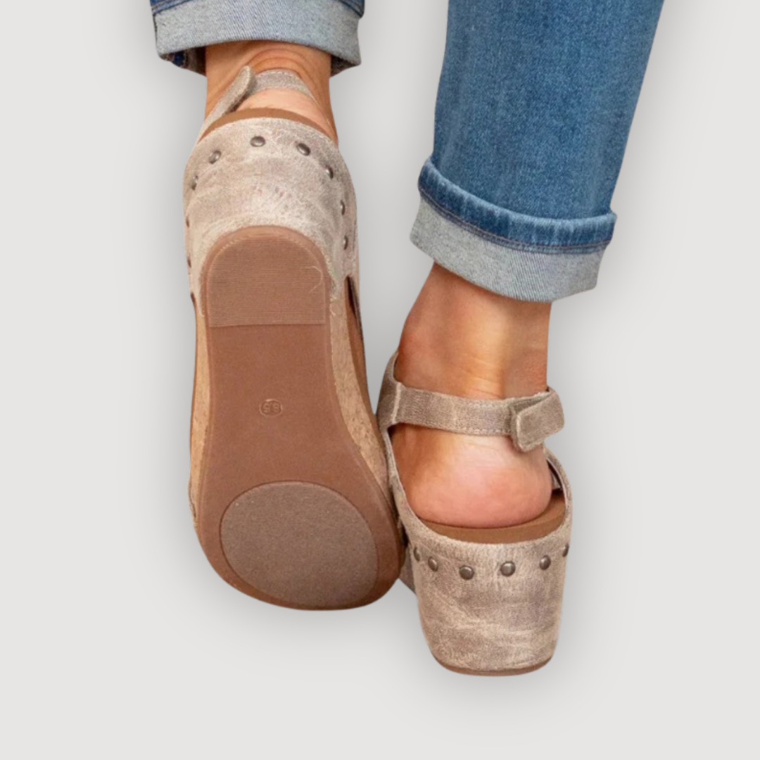 Isabelle | Elegant Comfort Wedge Sandals