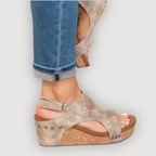 Isabelle | Elegant Comfort Wedge Sandals
