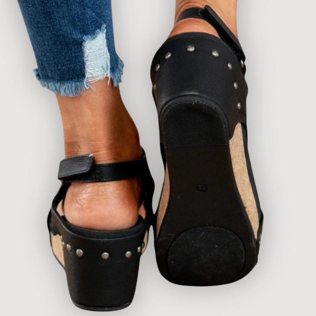 Isabelle | Elegant Comfort Wedge Sandals