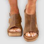 Isabelle | Elegant Comfort Wedge Sandals