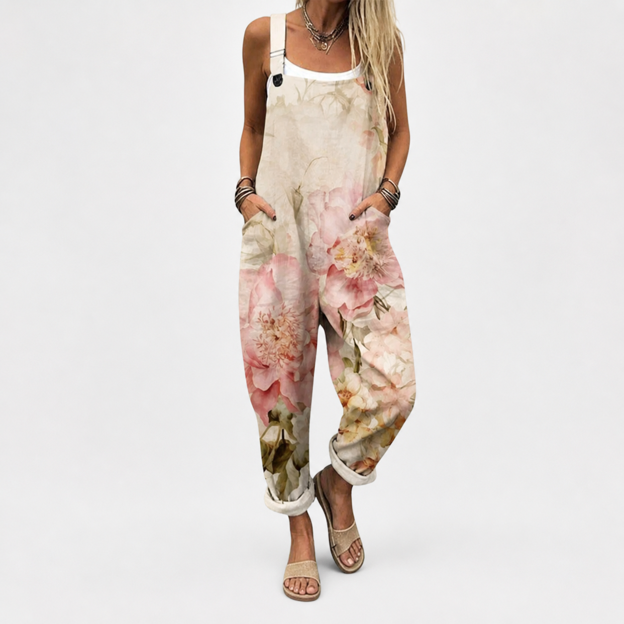 Blush Garden Relaxed Jumpsuit
