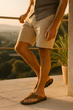 Aldoro | Hand-Stitched Leather Sandal