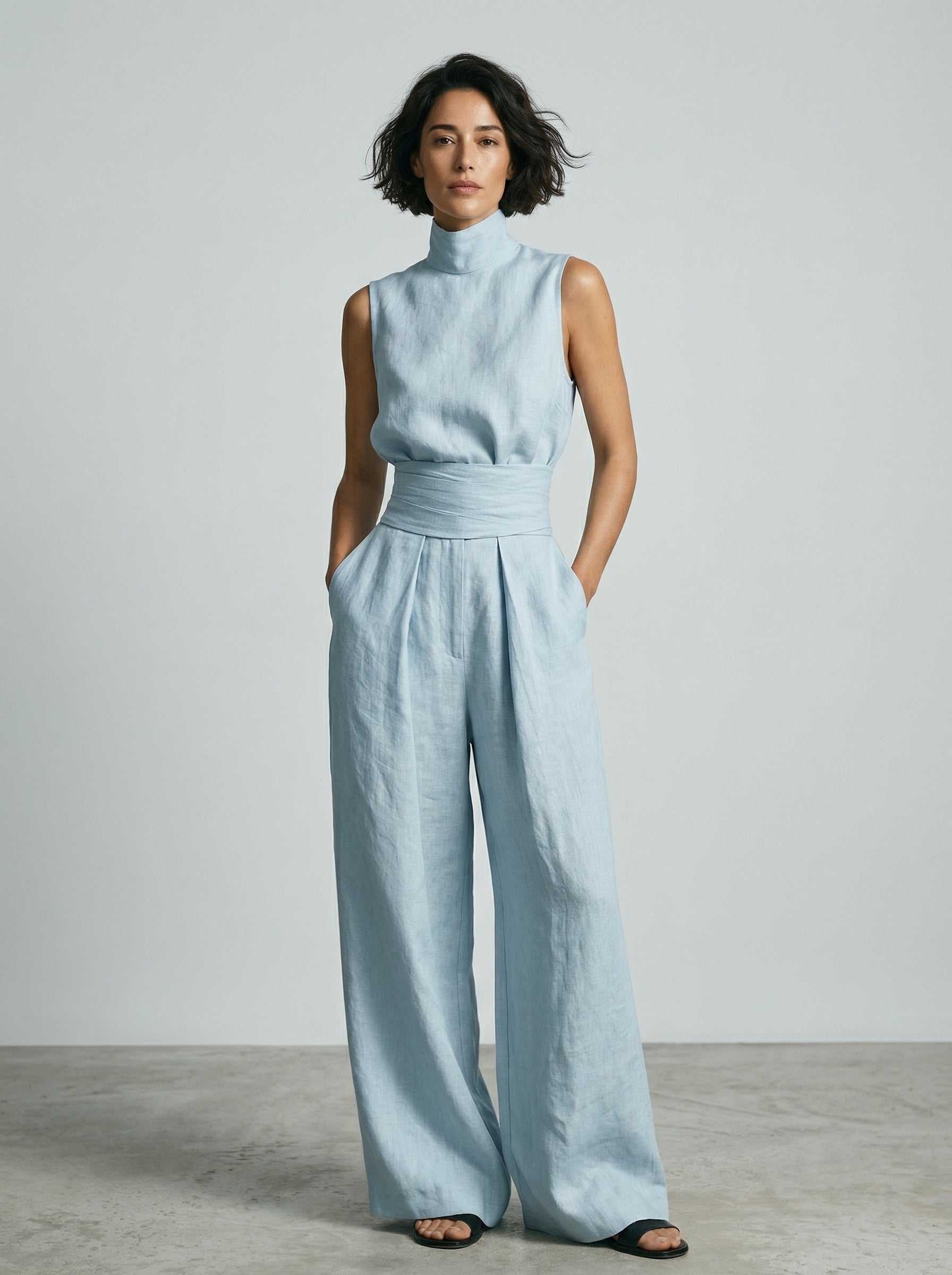 ESSENTIAL - Minimalist Sleeveless Top Set