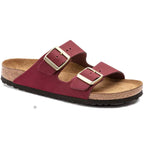 Classic Double Strap Leather Footbed Sandals