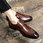 David | Elegant Dress Shoes with a Strap