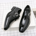 David | Elegant Dress Shoes with a Strap