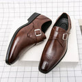 David | Elegant Dress Shoes with a Strap