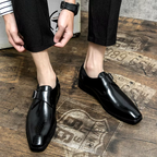 David | Elegant Dress Shoes with a Strap