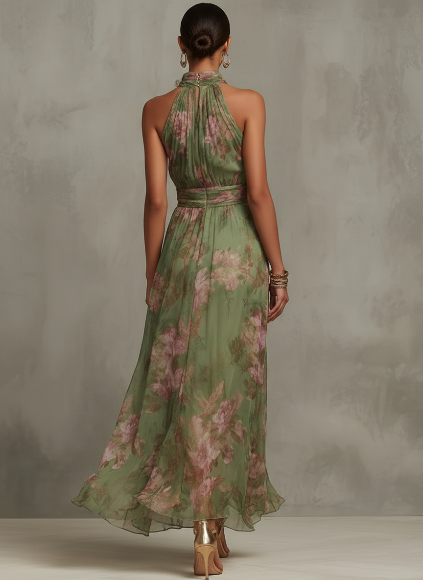 Serene | Elegant Floral Maxi Dress