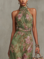 Serene | Elegant Floral Maxi Dress