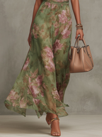 Serene | Elegant Floral Maxi Dress