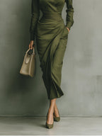 Caterina | Elegant Fitted Maxi Dress