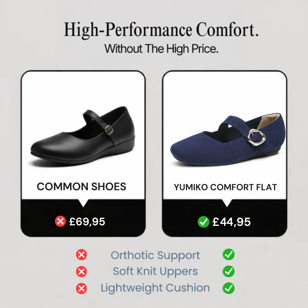 Yumiko WideStep Comfort Flat