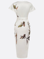 Amelie | Elegant Floral Wrap Dress