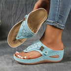 Elena | Cushioned Support Wedge Sandals