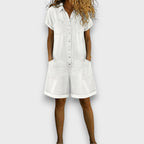 Joan | Vintage short Cotton Denim-Look Overalls