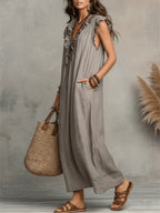 Sienne | Elegant Flowy Maxi Dress