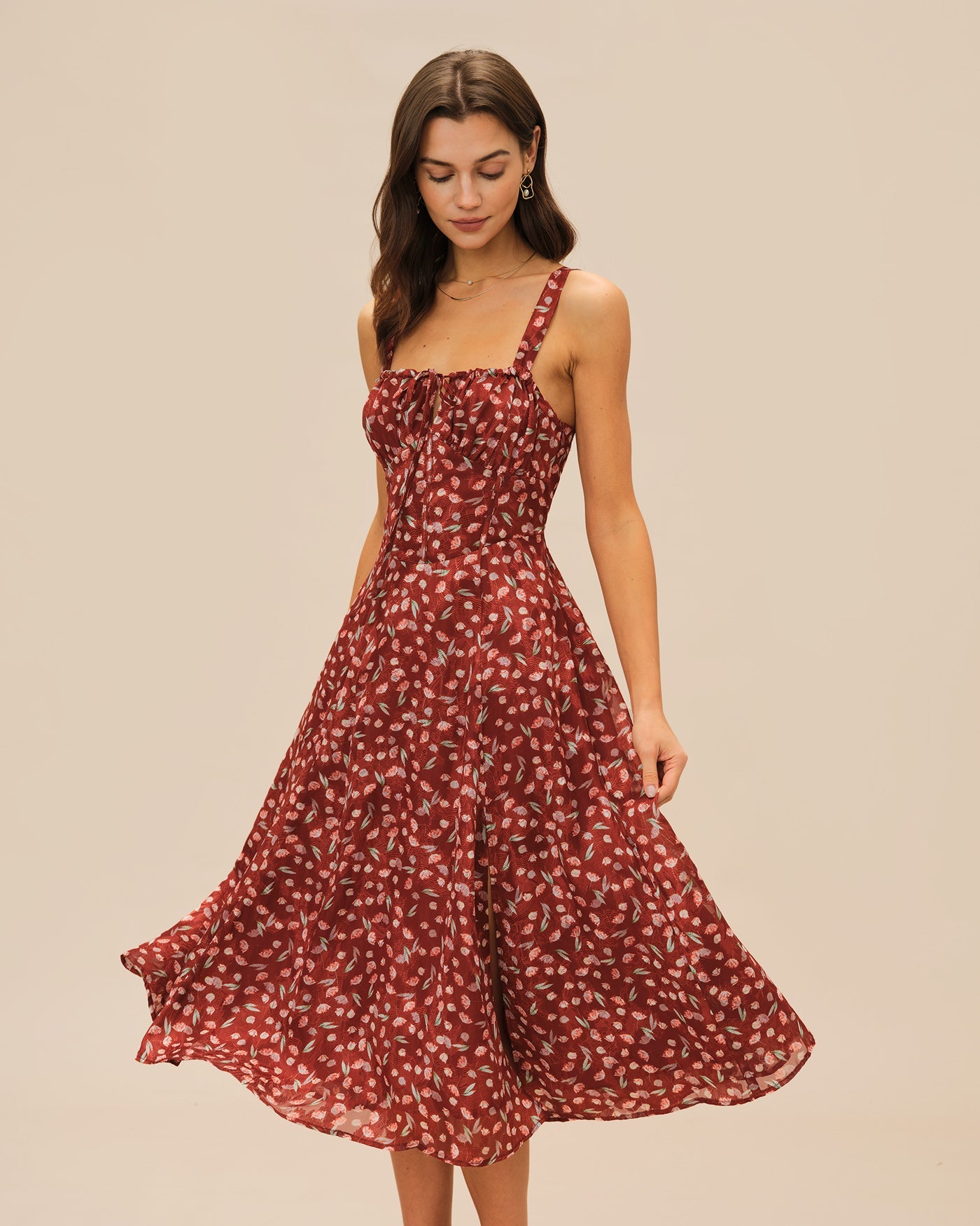 The Floral A-Line Slip Dress