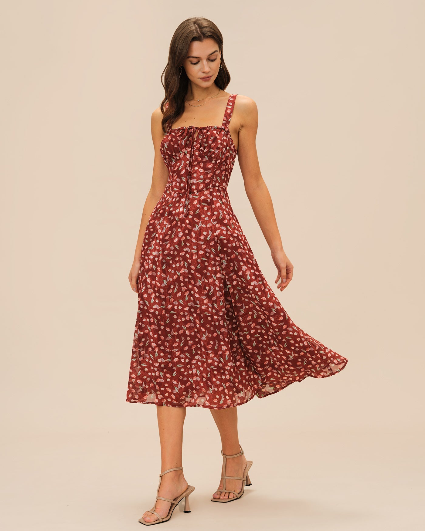 The Floral A-Line Slip Dress