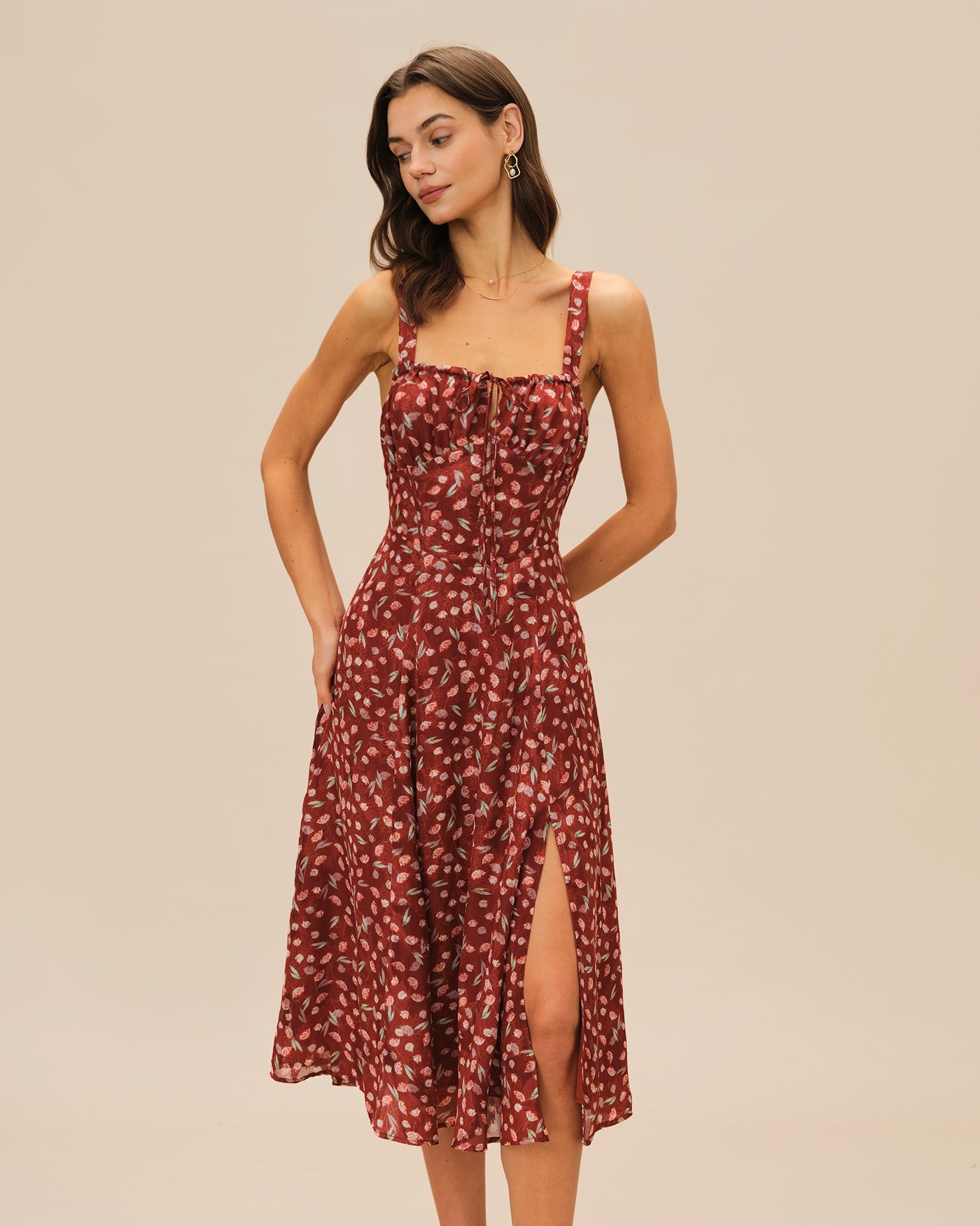 The Floral A-Line Slip Dress